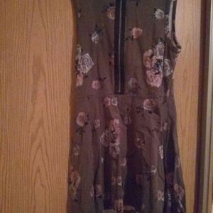 Vans Size M Cotton Floral Dress
